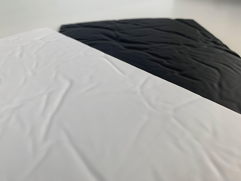 Panel decorativo WallFace textura 3D 24942 CREPA Graphite Black matt autoadhesivo negro Panel decorativo WallFace textura 3D 24942 CREPA Graphite Black matt autoadhesivo negro