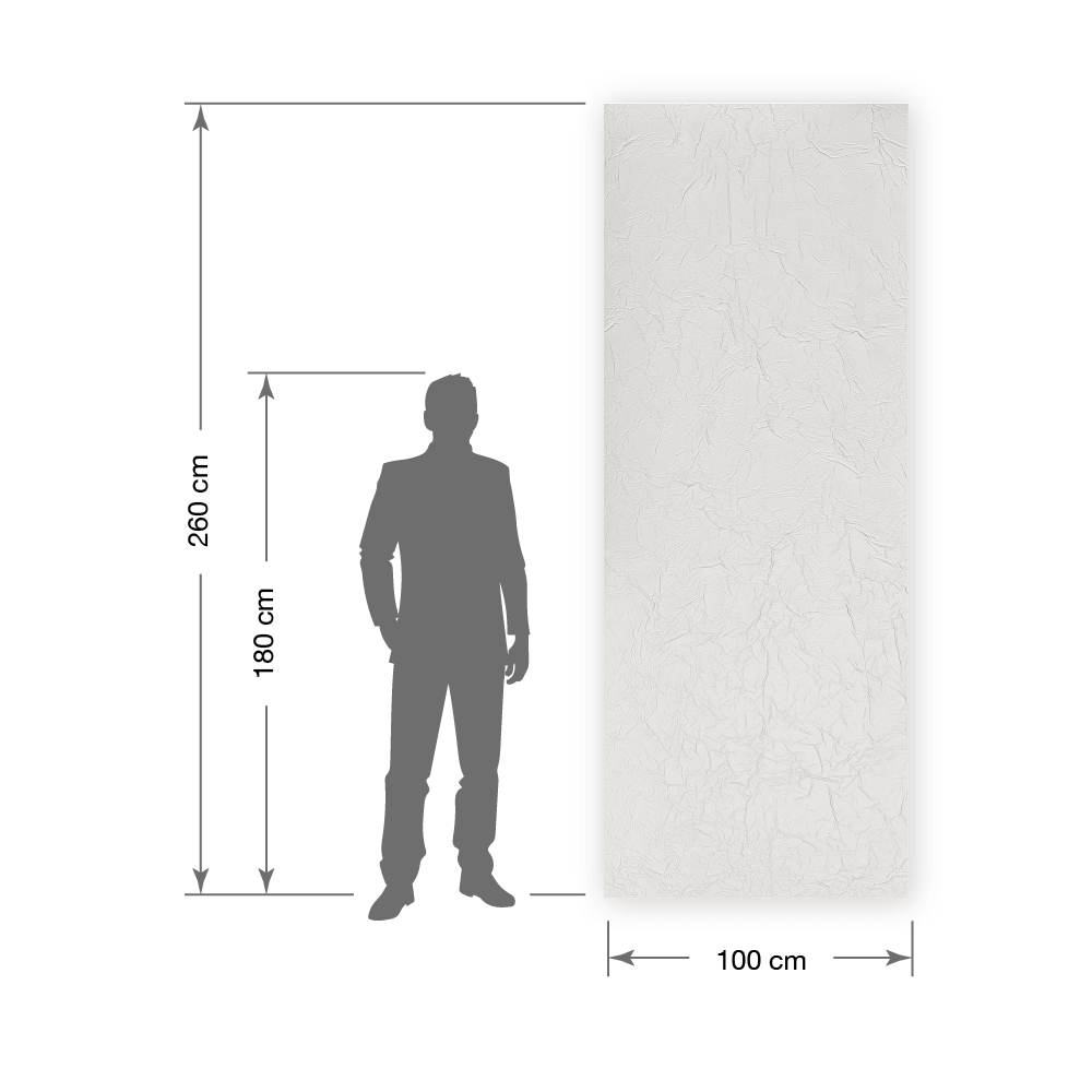 Panel decorativo WallFace textura 3D 24943 CREPA Snow White matt autoadhesivo blanco Panel decorativo WallFace textura 3D 24943 CREPA Snow White matt autoadhesivo blanco