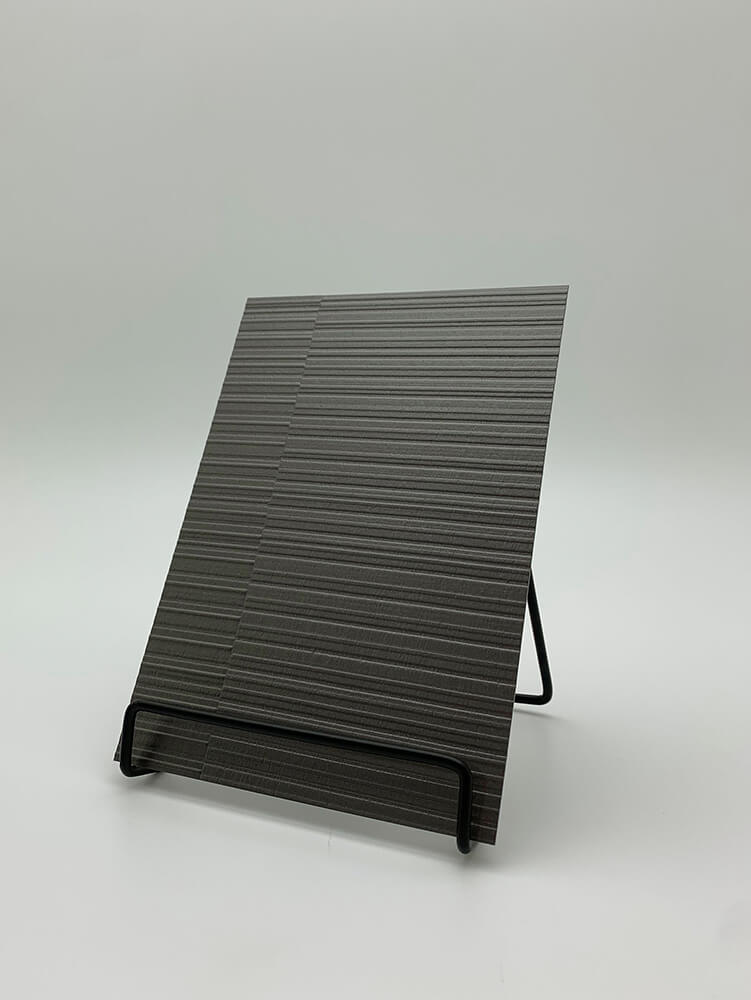 Panel de pared WallFace textura 3D 24960 NOTCH Smoke PF AR autoadhesivo gris Panel de pared WallFace textura 3D 24960 NOTCH Smoke PF AR autoadhesivo gris