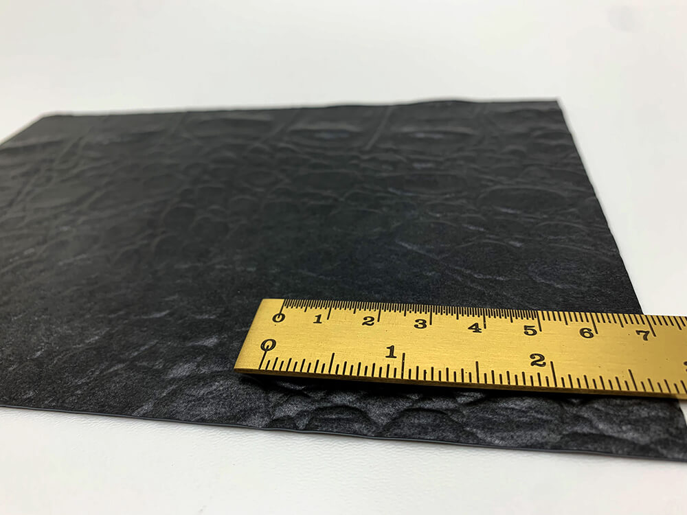 Panel decorativo WallFace 3D aspecto de cuero 24964 CROCO CLASSY Black autoadhesivo negro Panel decorativo WallFace 3D aspecto de cuero 24964 CROCO CLASSY Black autoadhesivo negro