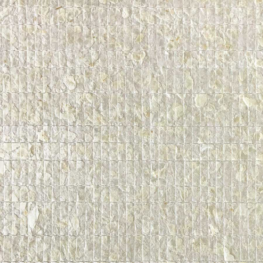 Revestimiento mural WallFace hecho a mano con conchas reales CSA02 CAPIZ crema blanco Revestimiento mural WallFace hecho a mano con conchas reales CSA02 CAPIZ crema blanco