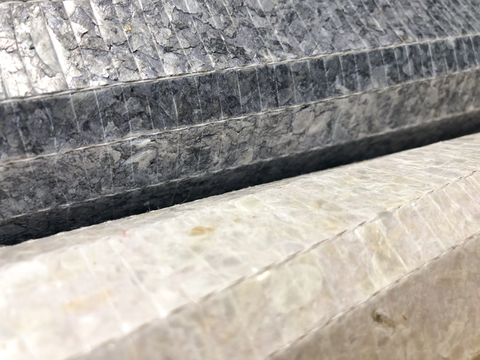 Revestimiento mural WallFace hecho a mano con conchas reales CSA02 CAPIZ crema blanco Revestimiento mural WallFace hecho a mano con conchas reales CSA02 CAPIZ crema blanco