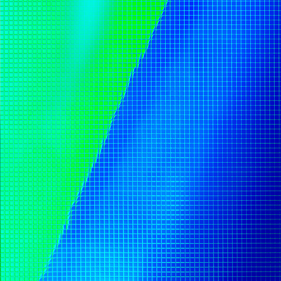 Panel de pared WallFace aspecto metal 27809 Aqua autoadhesivo azul verde