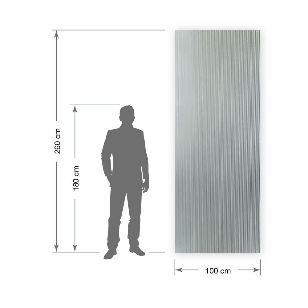 Panel de pared WallFace 3D aspecto metal 29202 WAVE 12 Silver autoadhesivo plata Panel de pared WallFace 3D aspecto metal 29202 WAVE 12 Silver autoadhesivo plata