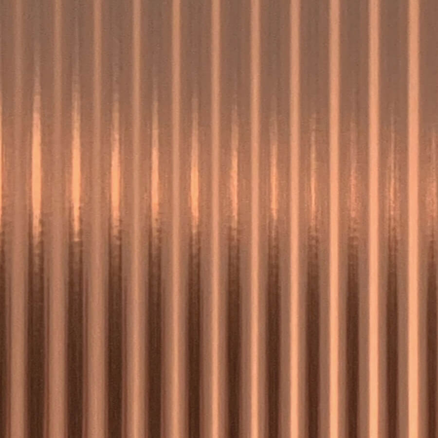 Panel de pared WallFace 3D aspecto metal 29204 WAVE 12 Copper brushed AR autoadhesivo cobre bronce Panel de pared WallFace 3D aspecto metal 29204 WAVE 12 Copper brushed AR autoadhesivo cobre bronce
