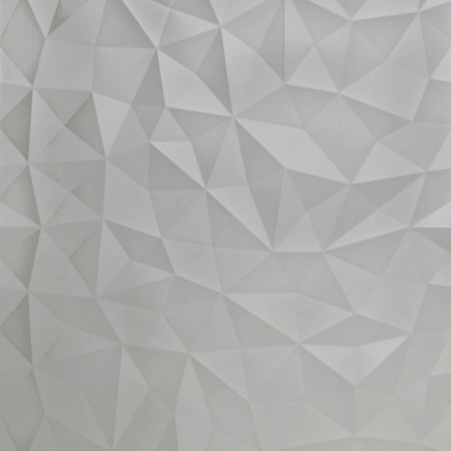 Panel de pared WallFace 3D aspecto metal 30949 DIAMOND Silver autoadhesivo plata