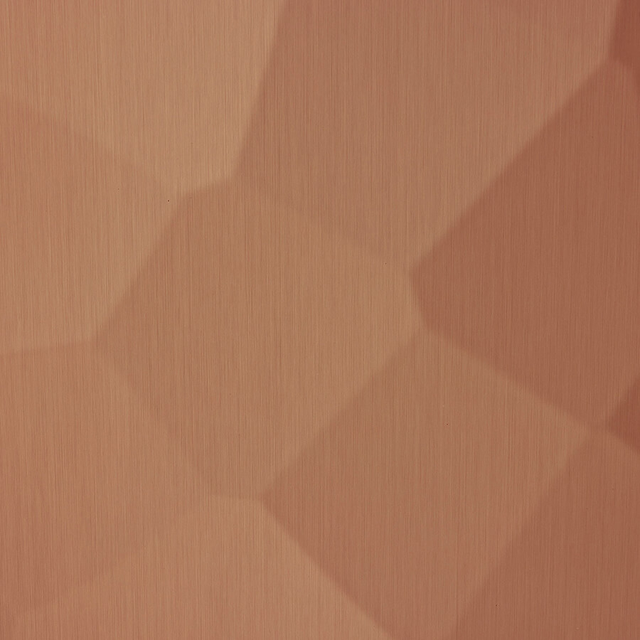 Panel de pared WallFace 3D aspecto metal 30967 FACET Copper brushed matt AR autoadhesivo cobre bronce Panel de pared WallFace 3D aspecto metal 30967 FACET Copper brushed matt AR autoadhesivo cobre bronce