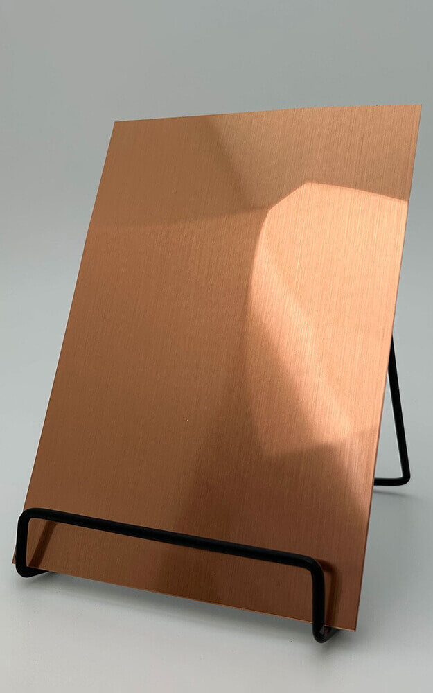 Panel de pared WallFace 3D aspecto metal 30967 FACET Copper brushed matt AR autoadhesivo cobre bronce Panel de pared WallFace 3D aspecto metal 30967 FACET Copper brushed matt AR autoadhesivo cobre bronce
