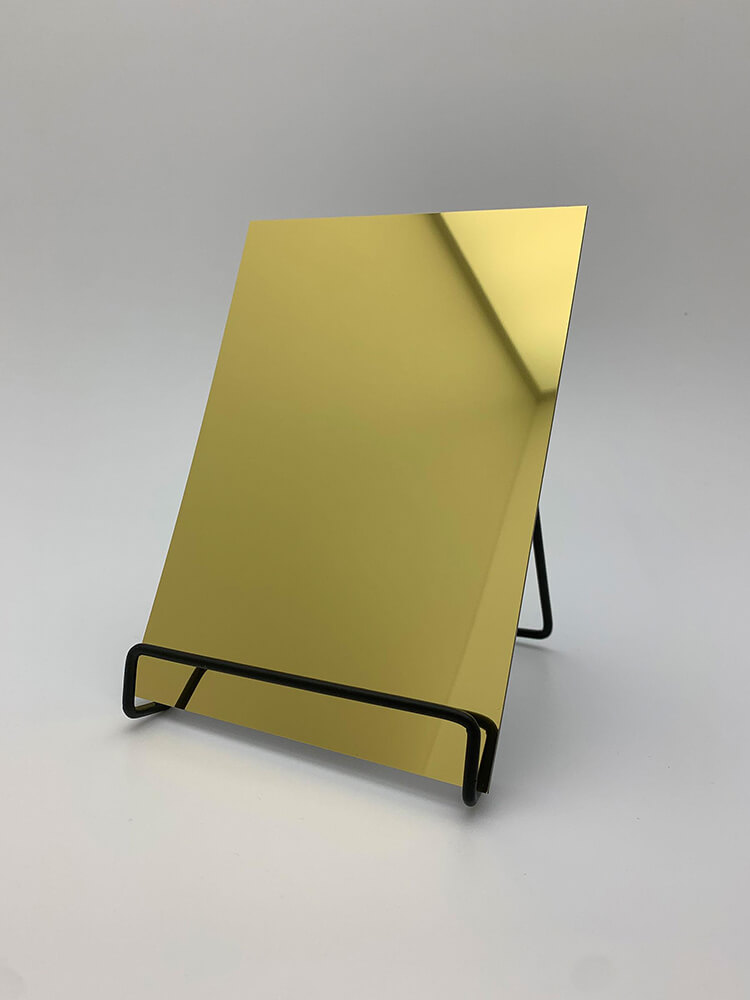 Panel decorativo WallFace aspecto espejo 10139 Brass AR autoadhesivo oro Panel decorativo WallFace aspecto espejo 10139 Brass AR autoadhesivo oro
