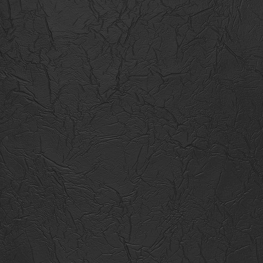 Panneau décoratif WallFace 3D structure 24942 CREPA Graphite Black matt auto-adhésif noir