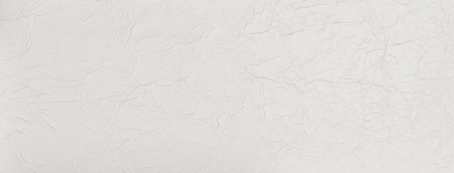Panneau décoratif WallFace 3D structure 24943 CREPA Snow White matt auto-adhésif blanc