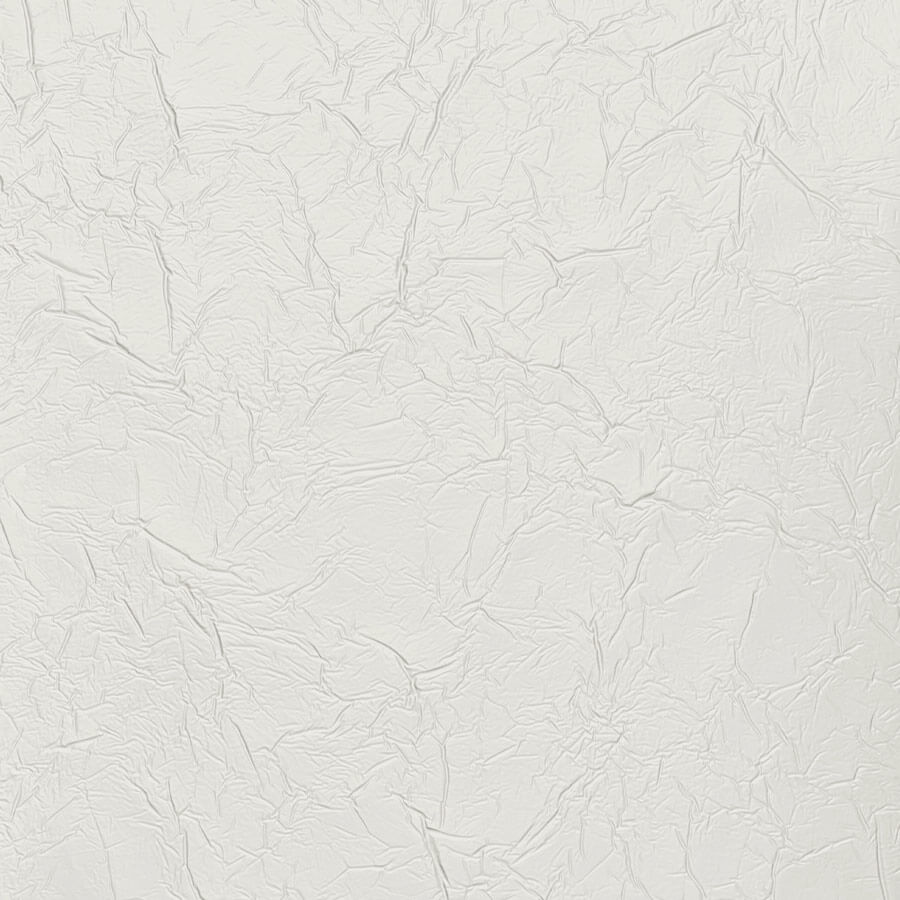 Panneau décoratif WallFace 3D structure 24943 CREPA Snow White matt auto-adhésif blanc