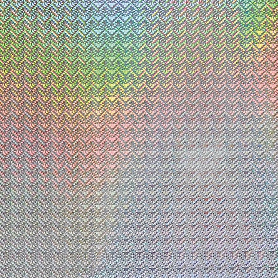 Panneau décoratif WallFace holographique 10175 GALAXY Silver auto-adhésif argent