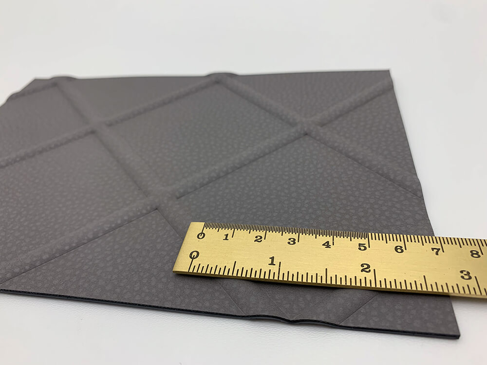 Panneau décoratif WallFace aspect cuir 19546 CORD Charcoal Light auto-adhésif gris Panneau décoratif WallFace aspect cuir 19546 CORD Charcoal Light auto-adhésif gris