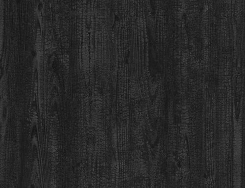 Panneau décoratif WallFace aspect bois 25549 Carbonized Wood Nature auto-adhésif noir