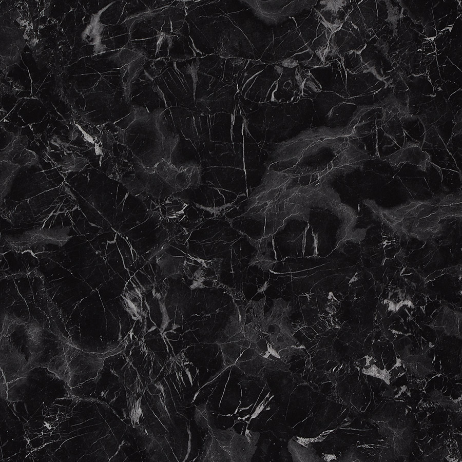 Panneau mural WallFace aspect marbre 22635 MARBLE Black matt AR auto-adhésif noir