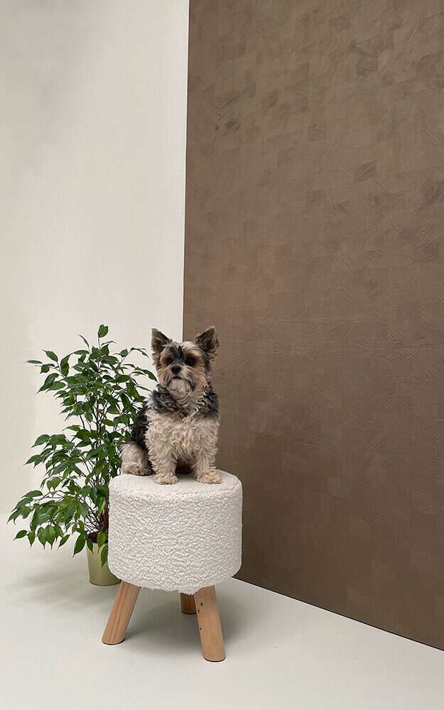 Panneau mural WallFace aspect textile 29289 GRAIN VELVET Mocha autoadhésif brun Panneau mural WallFace aspect textile 29289 GRAIN VELVET Mocha autoadhésif brun