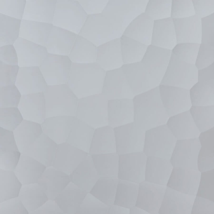 Panneau mural WallFace 3D aspect métal 30965 FACET Silver autoadhésif argent