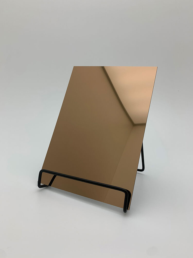 Panneau décoratif WallFace aspect miroir 10150 Brown AR auto-adhésif brun Panneau décoratif WallFace aspect miroir 10150 Brown AR auto-adhésif brun