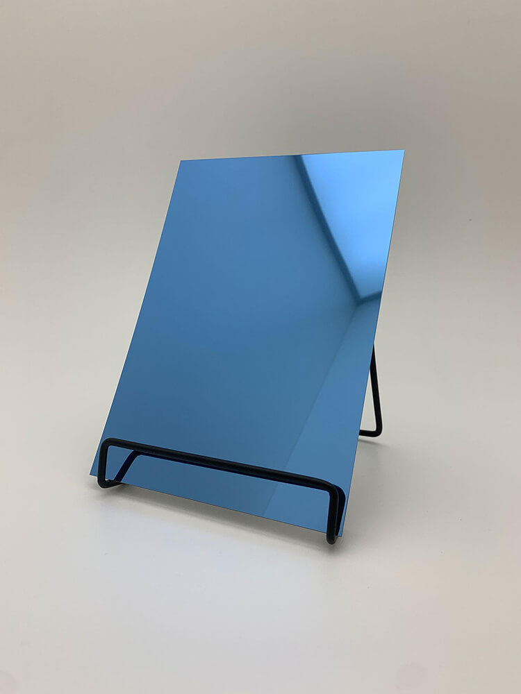 Panneau mural WallFace aspect miroir 10210 Iceblue AR auto-adhésif bleu Panneau mural WallFace aspect miroir 10210 Iceblue AR auto-adhésif bleu