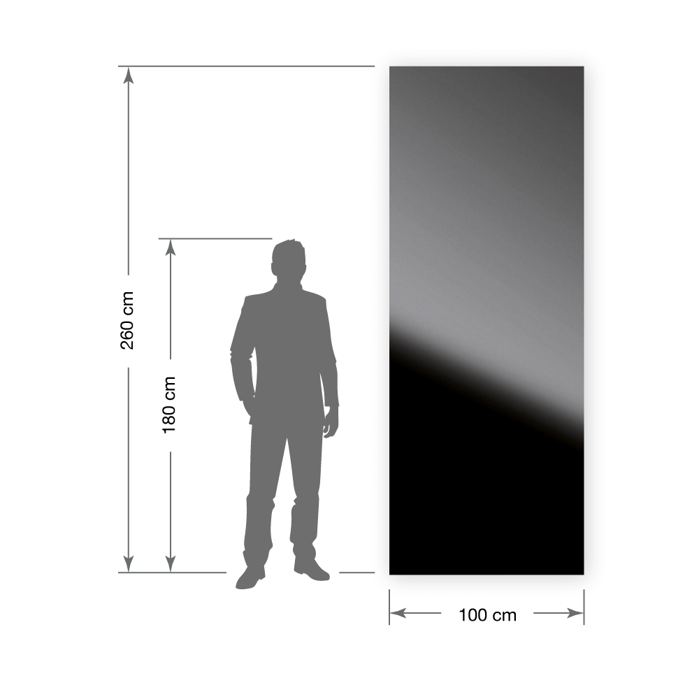 Panneau décoratif WallFace aspect miroir 13810 Fashion Grey AR auto-adhésif gris Panneau décoratif WallFace aspect miroir 13810 Fashion Grey AR auto-adhésif gris