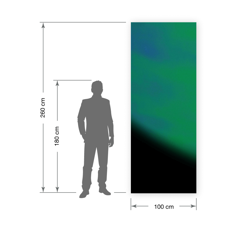 Panneau décoratif WallFace aspect miroir 18443 Aqua auto-adhésif bleu vert Panneau décoratif WallFace aspect miroir 18443 Aqua auto-adhésif bleu vert