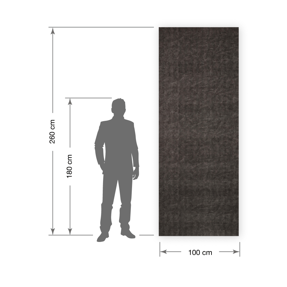 Panneau mural WallFace aspect cuir 19779 LEGUAN Nero Antigrav noir gris Panneau mural WallFace aspect cuir 19779 LEGUAN Nero Antigrav noir gris
