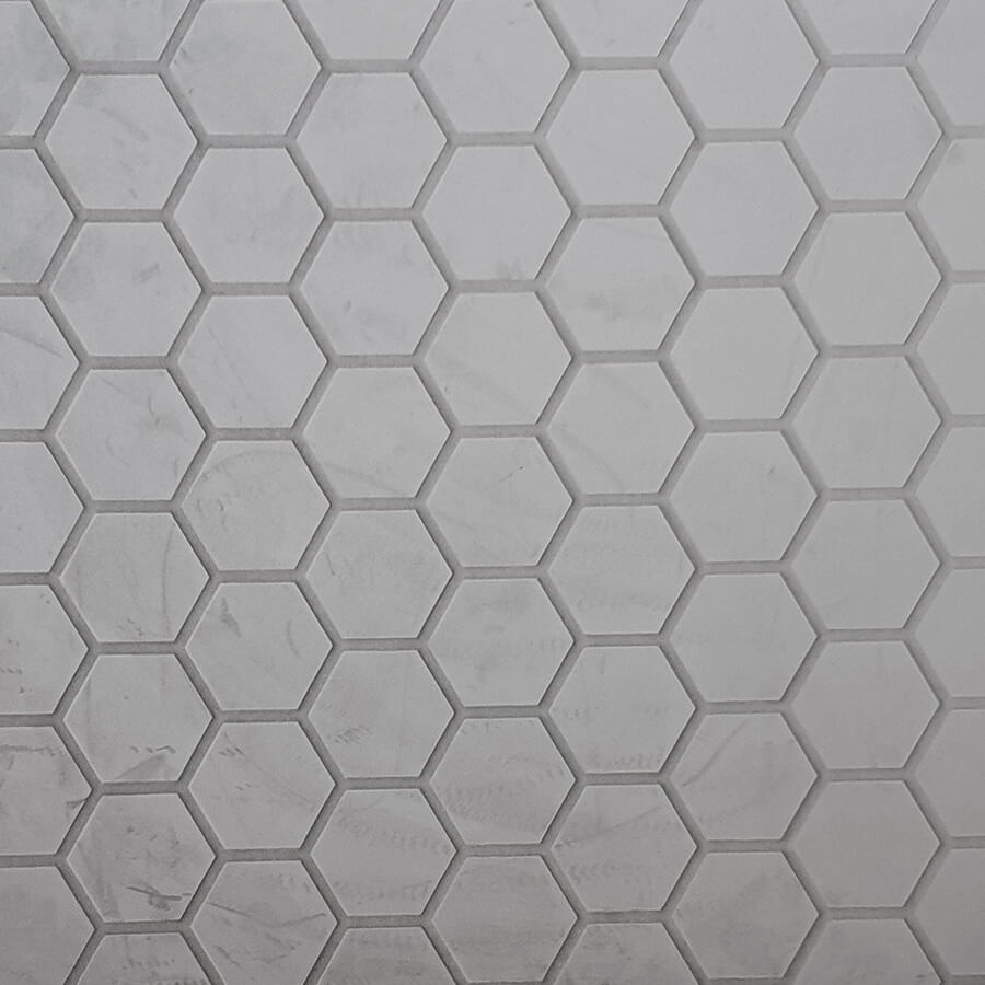 Panneau décoratif WallFace nid d’abeille aspect textile 22712 COMB VELVET Pearl auto-adhésif gris Panneau décoratif WallFace nid d'abeille aspect textile 22712 COMB VELVET Pearl auto-adhésif gris