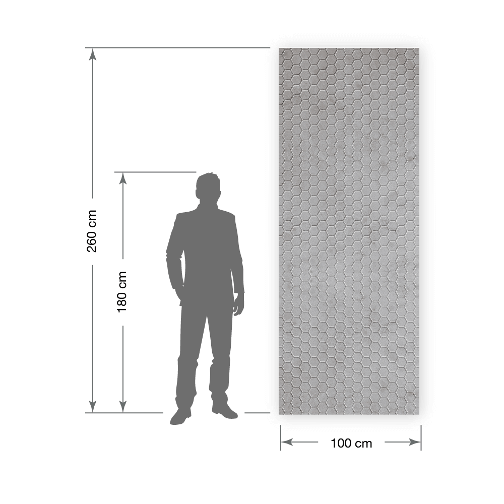 Panneau décoratif WallFace nid d’abeille aspect textile 22712 COMB VELVET Pearl auto-adhésif gris Panneau décoratif WallFace nid d'abeille aspect textile 22712 COMB VELVET Pearl auto-adhésif gris
