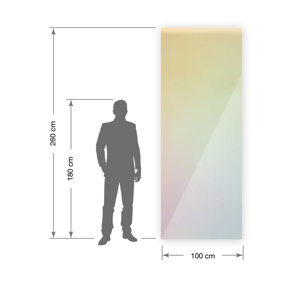 Panneau mural WallFace aspect verre 23116 Hollywood jaune rose Panneau mural WallFace aspect verre 23116 Hollywood jaune rose