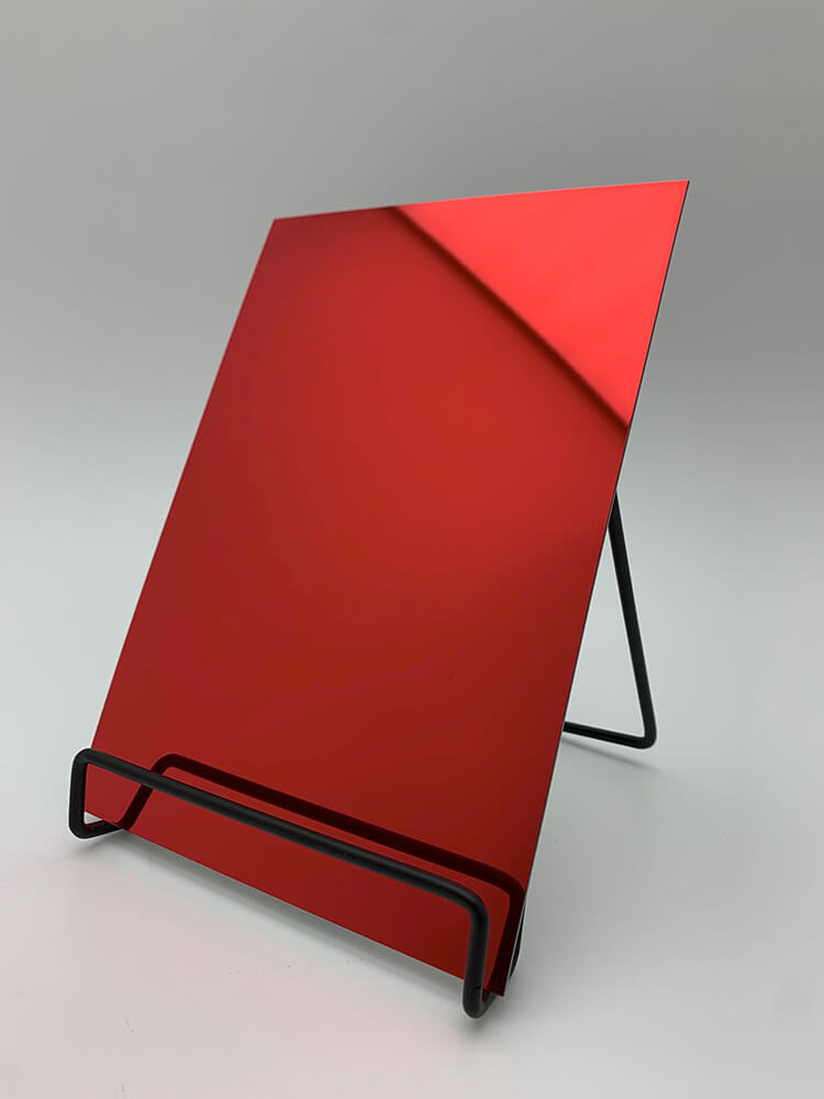 Panneau décoratif WallFace aspect miroir 23388 Fashion Red AR auto-adhésif rouge Panneau décoratif WallFace aspect miroir 23388 Fashion Red AR auto-adhésif rouge