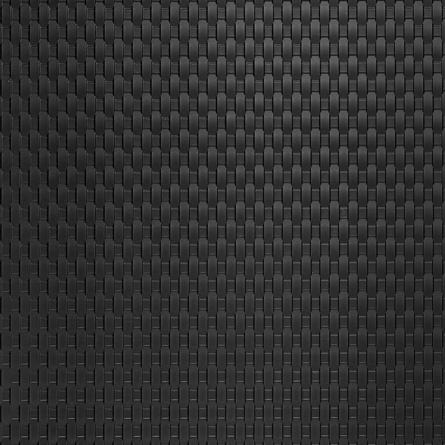 Revêtement mural WallFace 3D aspect plastique 24953 RATTAN 20 Graphite Black matt auto-adhésif noir
