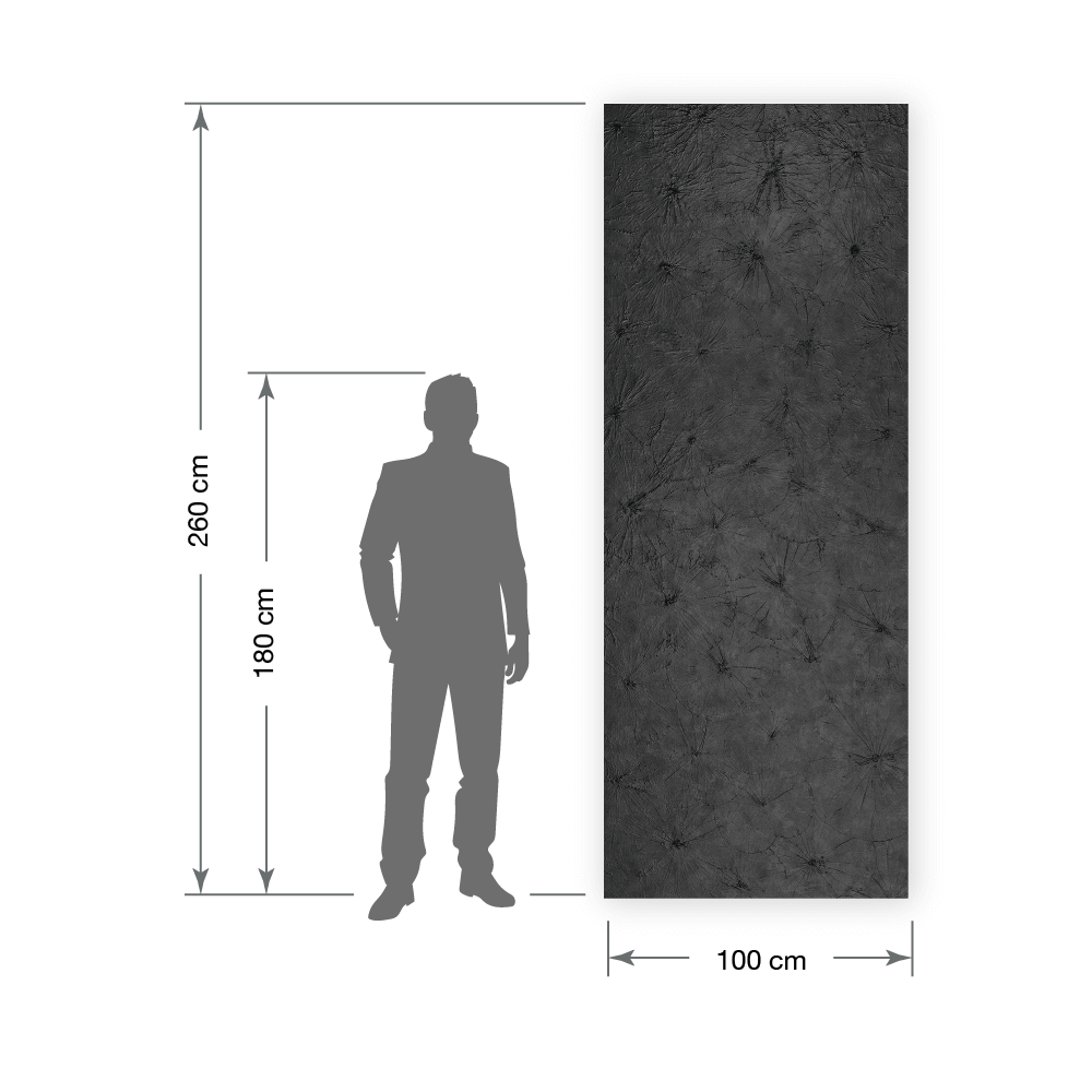 Panneau mural WallFace aspect plastique 24963 LOTUS CLASSY Black auto-adhésif noir Panneau mural WallFace aspect plastique 24963 LOTUS CLASSY Black auto-adhésif noir