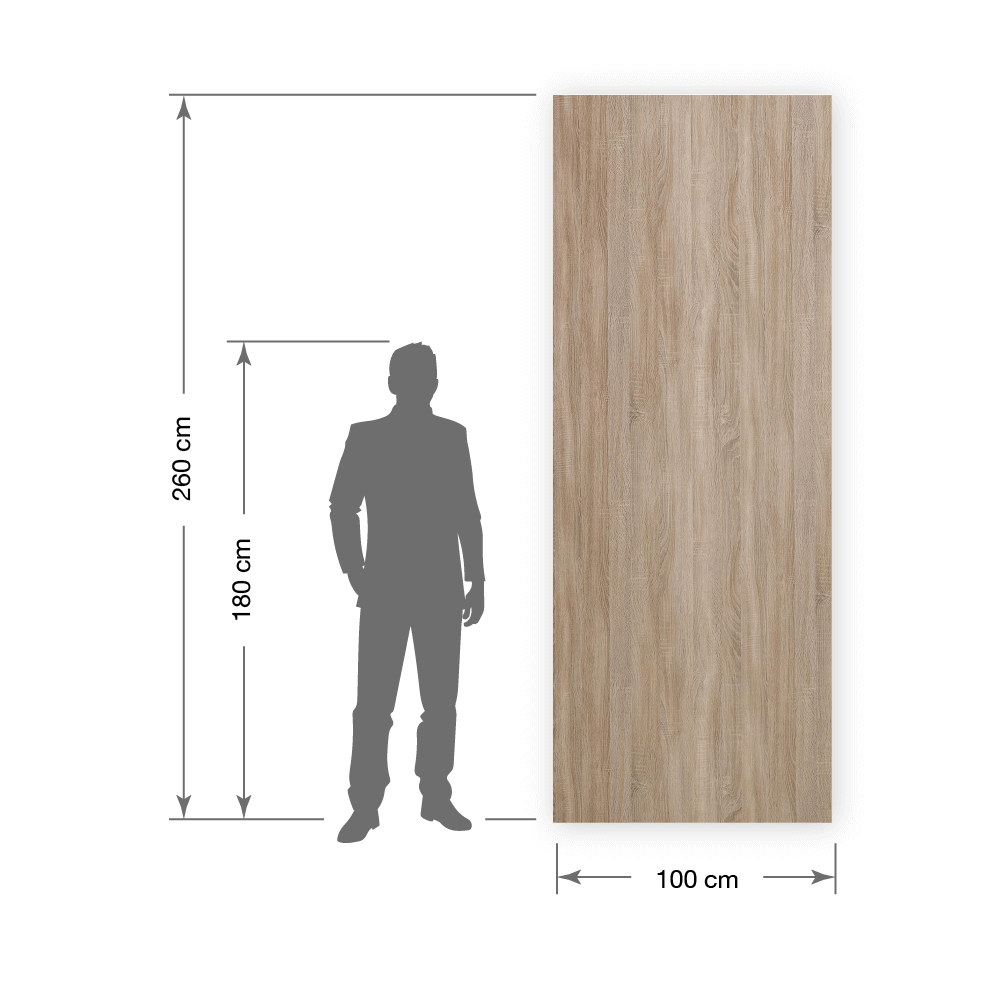 Panneau mural WallFace aspect bois 25544 OAK TREE Light Nature auto-adhésif beige Panneau mural WallFace aspect bois 25544 OAK TREE Light Nature auto-adhésif beige