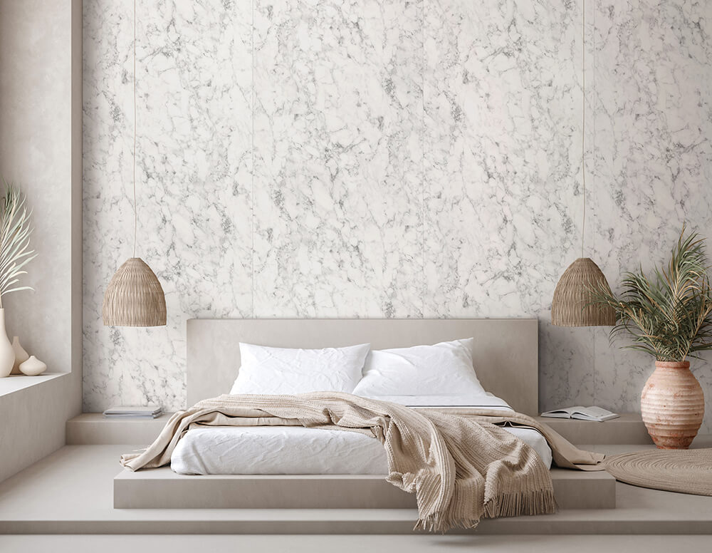 Panneau mural WallFace aspect marbre 25545 MARBLE White Nature auto-adhésif blanc gris Panneau mural WallFace aspect marbre 25545 MARBLE White Nature auto-adhésif blanc gris