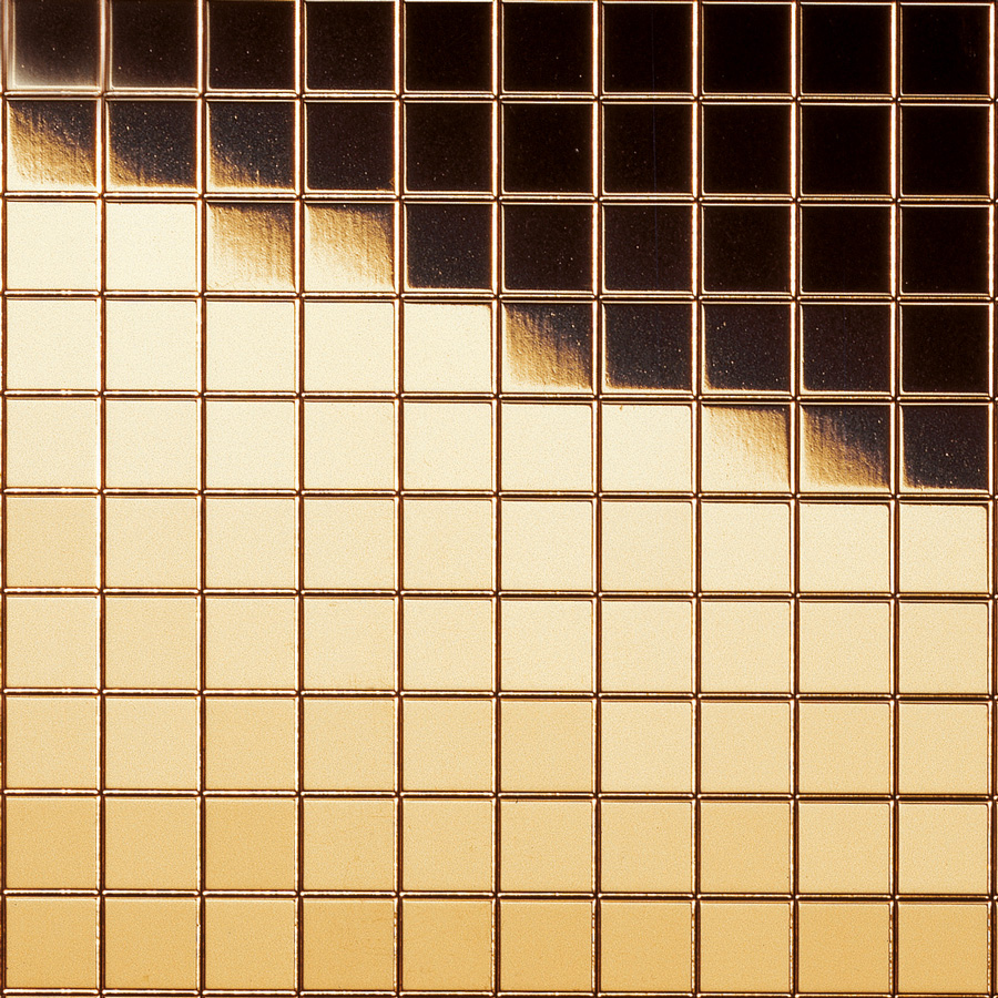Panneau décoratif WallFace aspect métal mosaïque miroir 27373 Gold 5×5 auto-adhésif flexible or Panneau décoratif WallFace aspect métal mosaïque miroir 27373 Gold 5×5 auto-adhésif flexible or