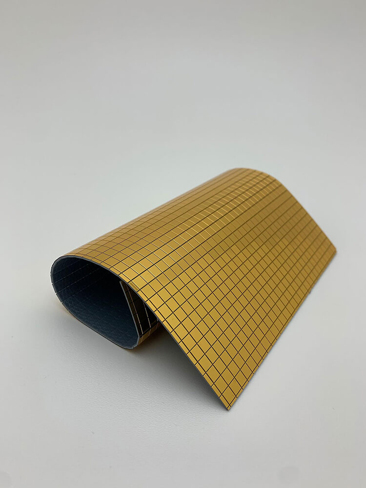 Panneau décoratif WallFace aspect métal mosaïque miroir 27373 Gold 5×5 auto-adhésif flexible or Panneau décoratif WallFace aspect métal mosaïque miroir 27373 Gold 5×5 auto-adhésif flexible or