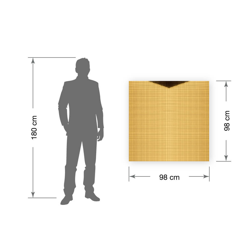 Panneau décoratif WallFace aspect métal mosaïque miroir 27373 Gold 5×5 auto-adhésif flexible or Panneau décoratif WallFace aspect métal mosaïque miroir 27373 Gold 5×5 auto-adhésif flexible or