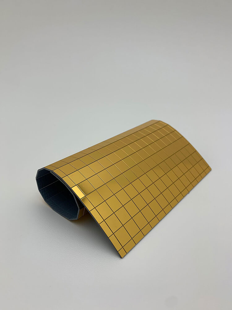 Panneau décoratif WallFace aspect métal mosaïque miroir 27374 Gold 10×10 auto-adhésif flexible or Panneau décoratif WallFace aspect métal mosaïque miroir 27374 Gold 10×10 auto-adhésif flexible or
