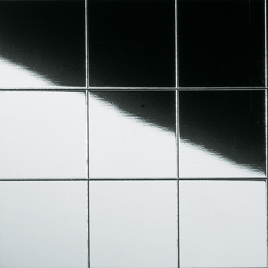 Panneau décoratif WallFace aspect métal mosaïque miroir 27379 Silver 20×20 auto-adhésif flexible argent Panneau décoratif WallFace aspect métal mosaïque miroir 27379 Silver 20×20 auto-adhésif flexible argent