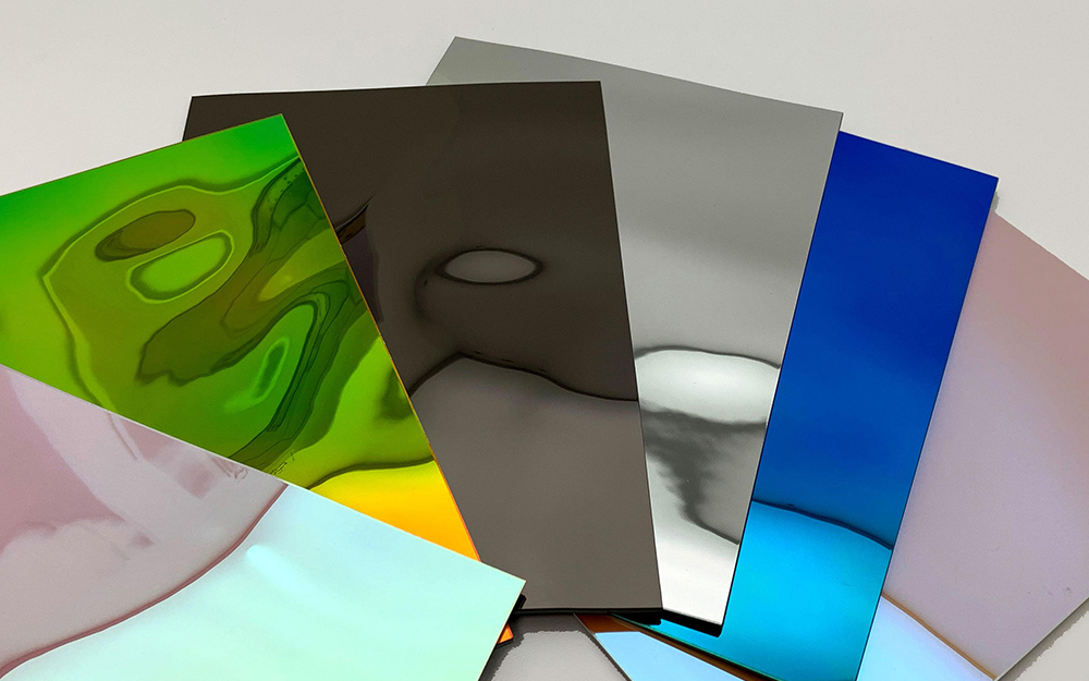 Panneau mural WallFace 3D aspect miroir 27822 OCEAN Hollywood Blue auto-adhésif bleu violet Panneau mural WallFace 3D aspect miroir 27822 OCEAN Hollywood Blue auto-adhésif bleu violet