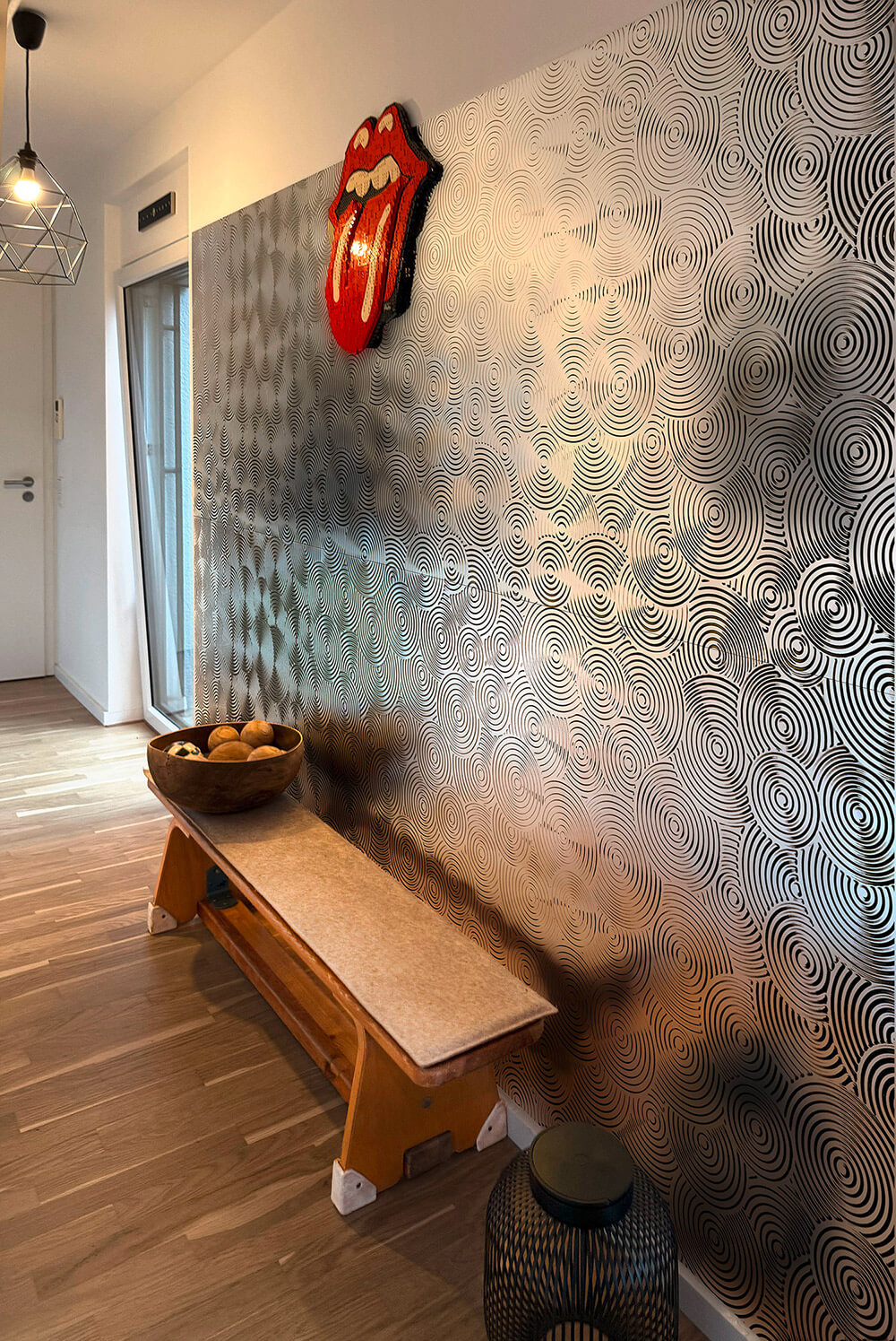 Panneau mural WallFace 3D aspect métal 29291 TARGET Silver autoadhésif argent Panneau mural WallFace 3D aspect métal 29291 TARGET Silver autoadhésif argent