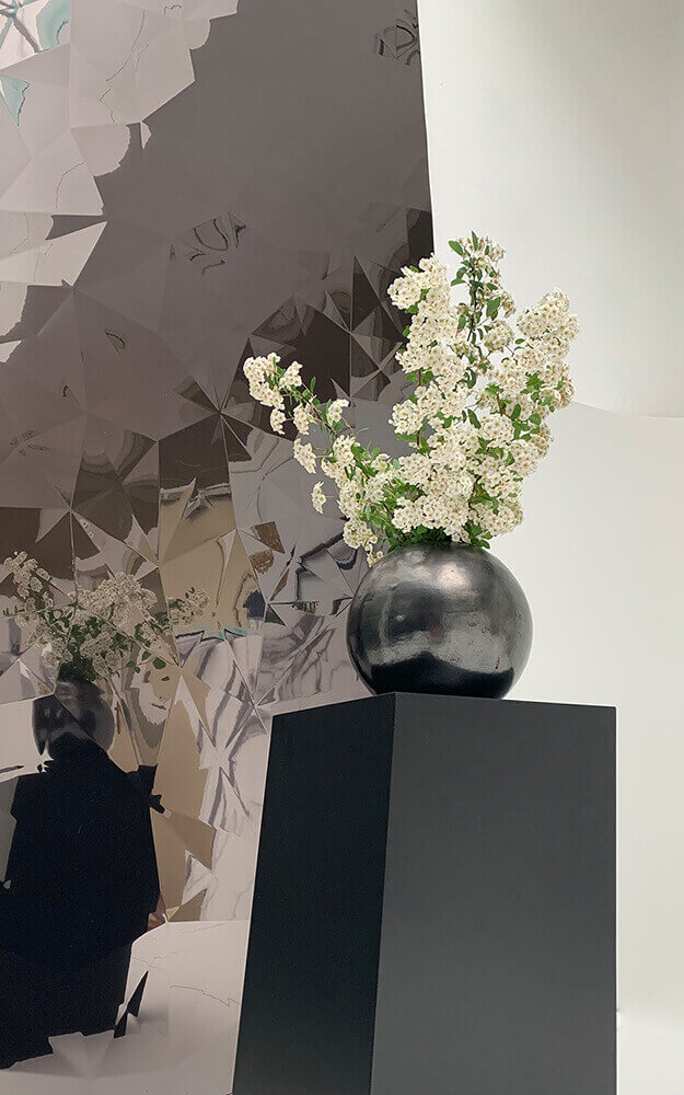 Panneau mural WallFace 3D aspect métal 30946 DIAMOND Anthracite AR autoadhésif gris Panneau mural WallFace 3D aspect métal 30946 DIAMOND Anthracite AR autoadhésif gris