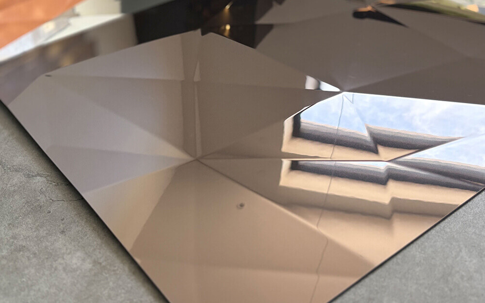 Panneau mural WallFace 3D aspect métal 30946 DIAMOND Anthracite AR autoadhésif gris Panneau mural WallFace 3D aspect métal 30946 DIAMOND Anthracite AR autoadhésif gris