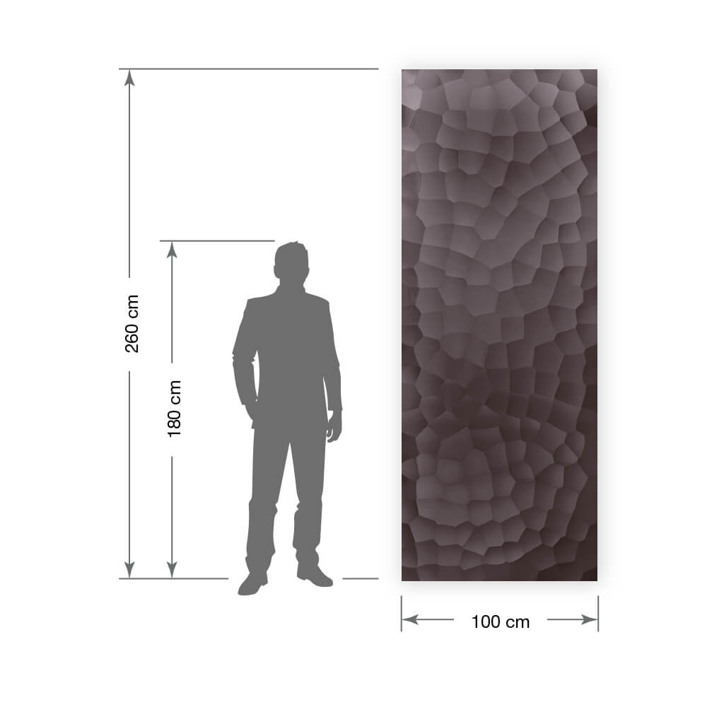 Panneau mural WallFace 3D aspect métal 30968 FACET Anthracite AR autoadhésif gris Panneau mural WallFace 3D aspect métal 30968 FACET Anthracite AR autoadhésif gris