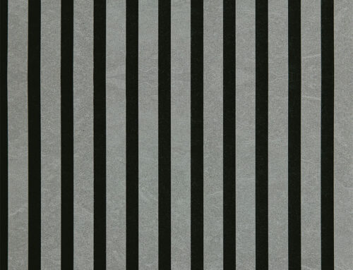 Panneau acoustique WallFace aspect à lamelles 31128 Fuzzy Grey gris noir