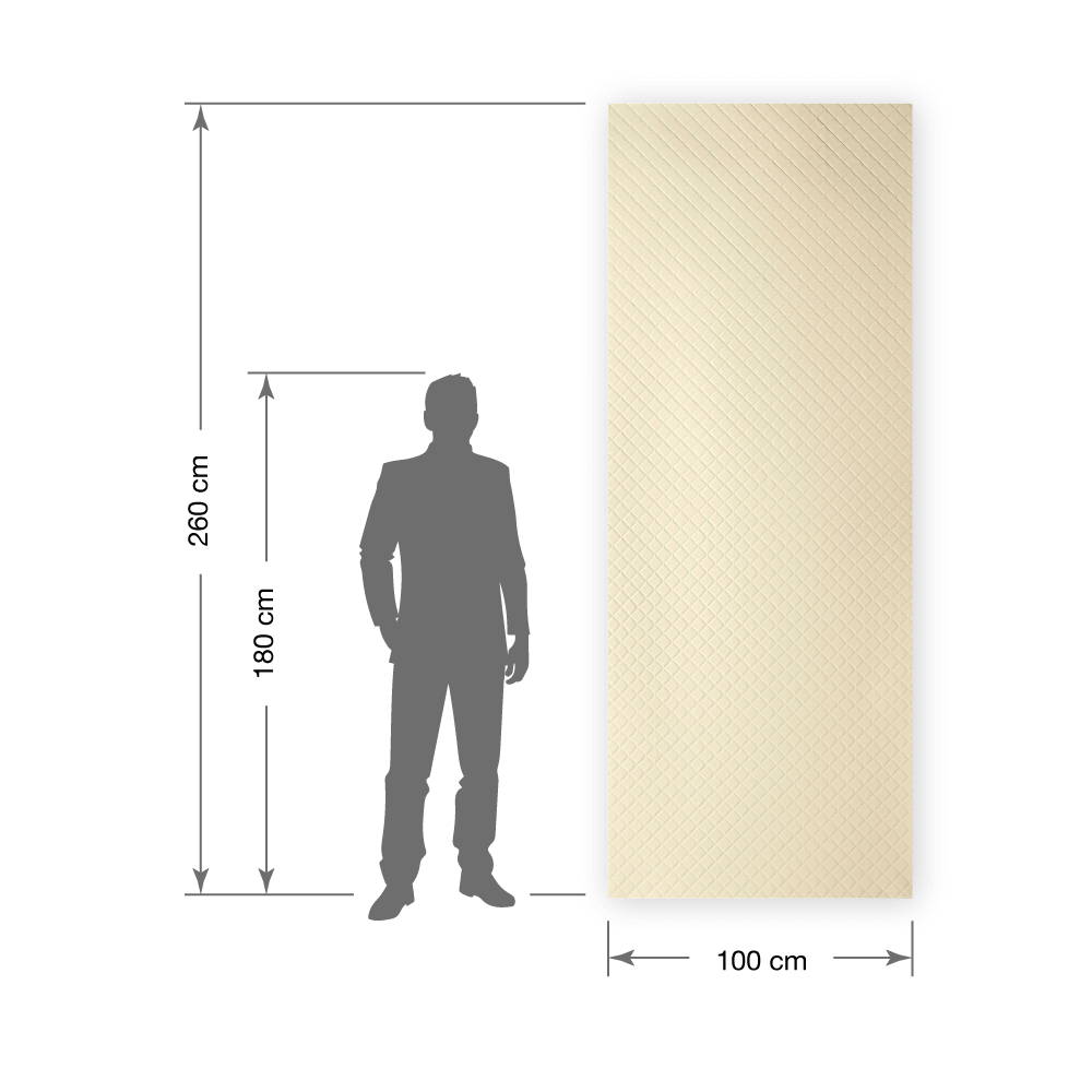 Revêtement mural WallFace 3D aspect cuir 31754 ROMBO 40 Creme matt auto-adhésif crème Revêtement mural WallFace 3D aspect cuir 31754 ROMBO 40 Creme matt auto-adhésif crème
