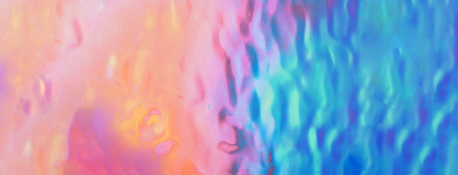 Pannello murale WallFace 3D aspetto a specchio 27822 OCEAN Hollywood Blue autoadesivo blu viola