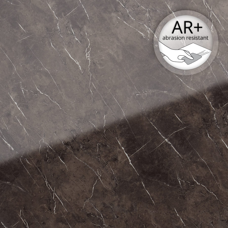 Pannello murale WallFace aspetto vetro e marmoreo 19342 MARBLE Brown AR+ autoadesivo marrone