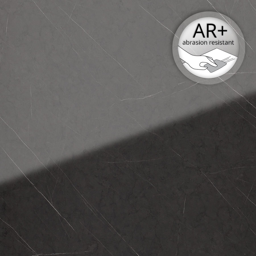 Pannello murale WallFace aspetto vetro e marmoreo 19344 MARBLE Grey AR+ autoadesivo grigio